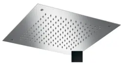 Ducha de lluvia empotrada SB Square Chromotherapy en negro mate 1208955463