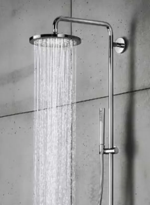 Duș de ploaie rotund din alamă SB, cap de duș de 20 cm, cromat 1208955602.