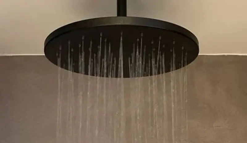 Duș de ploaie rotund SB Round, cap de duș, din plastic, 30 cm, negru mat 1208955613.