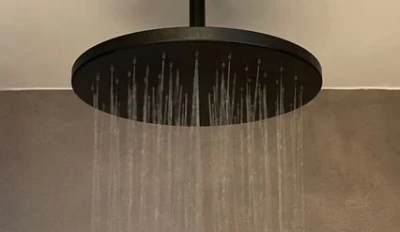 SB Round Duș de ploaie din alamă cap de duș 30 cm Negru Mat 1208955622