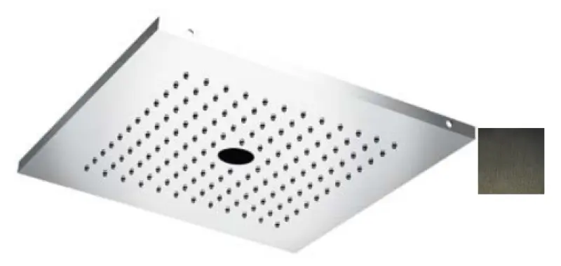 Dusche de ploaie SB cu jet de vârtej, 38cm pătrat, PVD Gun Metal 1208955631