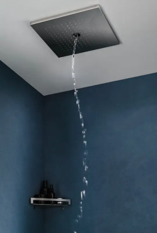 Dusche de ploaie SB cu jet de vârtej, 38cm pătrat, PVD Gun Metal 1208955631