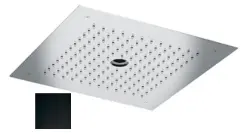 Duș de plafon SB încorporat cu cască icicle 38x38cm, negru mat 1208955634.