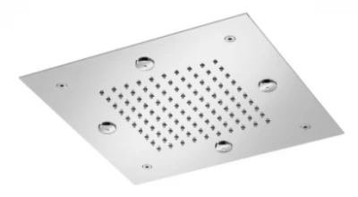 SB Mist Tentatie Duș de ploaie încorporat pătrat cu două jeturi 30x30cm complet din oțel inoxidabil 1208955716