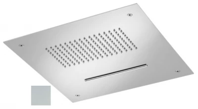 SB Square Duș de ploaie încorporat cu 2 jeturi Alb Mat 1208955756