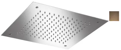 Dușul de ploaie încastrabil SB Temptation pătrat 38x38cm PVD Cupru 1208955763