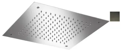 Duș de ploaie încorporat SB Temptation, patrat, 38x38 cm, PVD Gun Metal 1208955764.