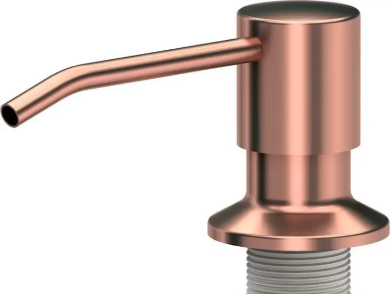 Quadri Manchester Dispenser de săpun încastrat în cupru PVD reîncărcat de deasupra 1208955931