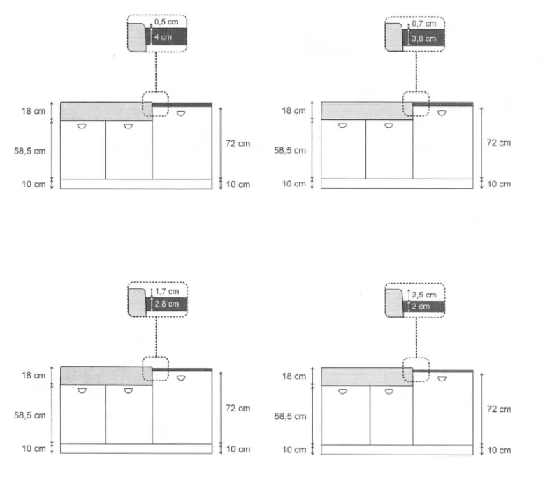 Chiuveta dublă pentru bucătărie Quadri Minister de culoare antracit, model rural, 90x62cm, cu dopuri de cupru.