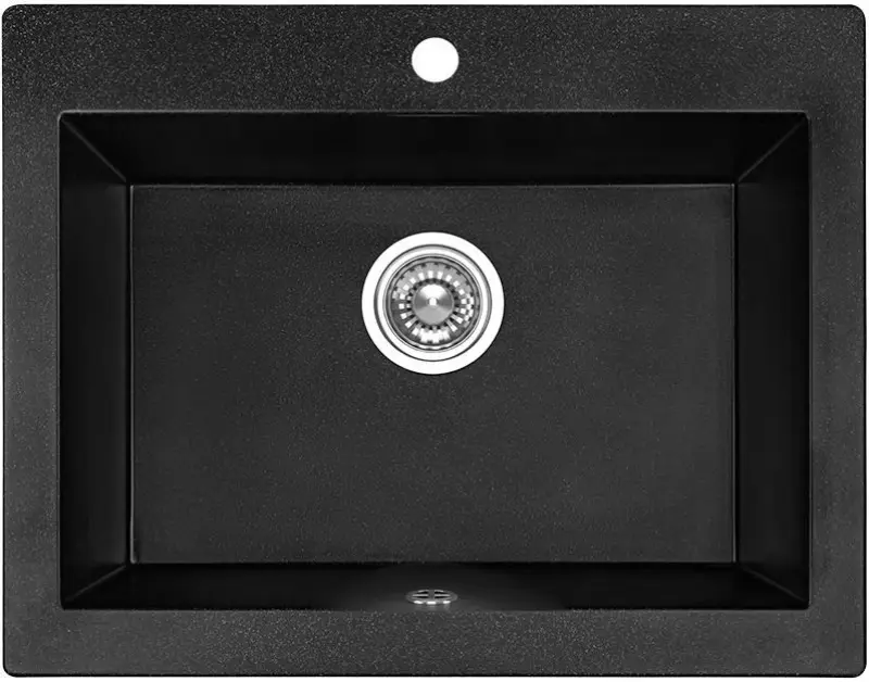 Ferma Aquadesign între sau pe bază de montare chiuvetă granit antracit 58x49cm 1208956330.