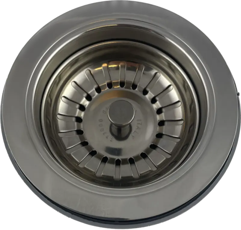 PB Set clasic de drenaj cromat pentru o chiuvetă de bucătărie și ventil cu filtru blocabil 1208956473