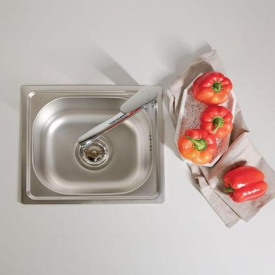 Chiuveta de suprafață mică din oțel inoxidabil Ausmann Basic, 33x38 cm, inclusiv sifon 1208956972.