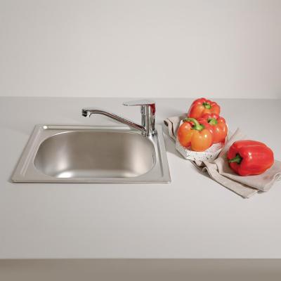 Chiuveta de suprafață mică din oțel inoxidabil Ausmann Basic, 33x38 cm, inclusiv sifon 1208956972.