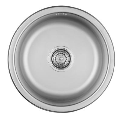 Chiuveta rotundă din oțel inoxidabil Ausmann Basic, montată deasupra blatului, 43 cm, inclusiv sifon 1208956999.