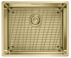 Franke Mythos Masterpiece BXM 210.50 PVD Aur Chiuvetă 500x410mm Montare la Nivel și Sub Blat 127.0674.362