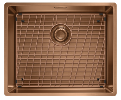 Franke Mythos Masterpiece BXM 210.50 PVD Chiuvetă de cupru 500x410mm Montare la nivel și submontare 127.0674.363