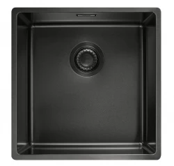 Franke Mythos Masterpiece BXM 210.40 PVD Gun Metal Chiuvetă 400x410mm Montaj la Nivel și Montaj Sub Blat 127.0674.537
