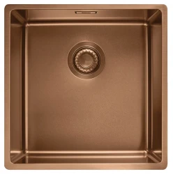 Franke Mythos Masterpiece BXM 210.40 PVD Cupru Chiuvetă 400x410mm Montare la nivel și Submontare 127.0674.583