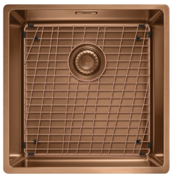 Franke Mythos Masterpiece BXM 210.40 PVD Cupru Chiuvetă 400x410mm Montare la nivel și Submontare 127.0674.583
