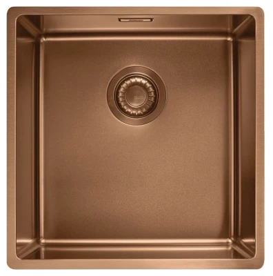 Franke Mythos Masterpiece BXM 210.40 PVD Cupru Chiuvetă 400x410mm Montare la nivel și Submontare 127.0674.583
