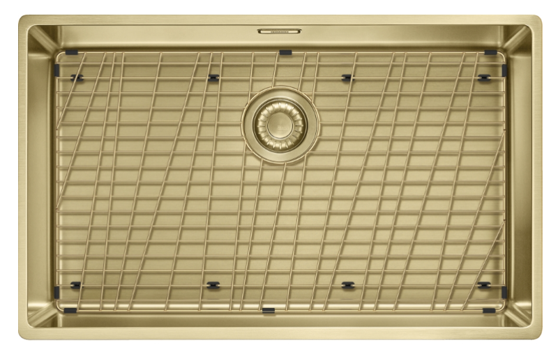 Franke Mythos Masterpiece BXM 210.68 Mare PVD Aur 685x410mm Instalare la Nivel și Instalare Sub Blat Chiuvetă 127.0674.533