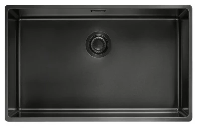 Franke Mythos Masterpiece BXM 210.68 chiuvetă mare Gun Metal PVD antracit 685x410mm montaj pe suprafață și subbancă 127.0674.440