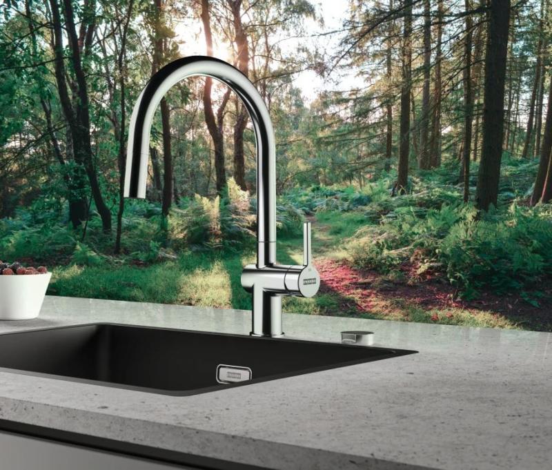 Franke Active J Robinet de bucătărie cromat cu duză retractabilă 115.0653.401