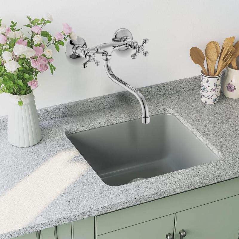 AquaTrimo Vivaldi robinet de bucătărie clasic de perete cromat 21VV7068CM