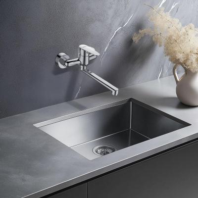 AquaTrimo Schubert robinet de bucătărie cu o singură mână, montat pe perete, crom 21ST7076CM