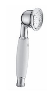 Duș manual clasic cu mâner alb din bronz PB 1208957104.