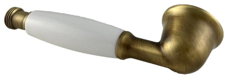 Duș manual clasic cu mâner alb din bronz PB 1208957104.