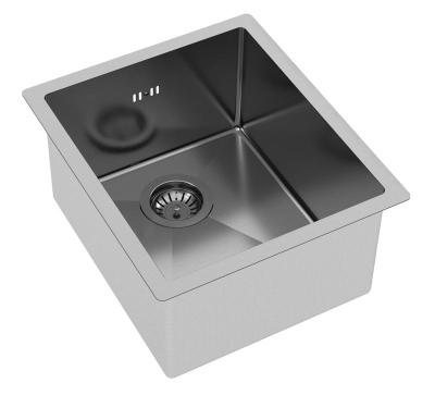 Chiuvetă din oțel inoxidabil Ausmann sau RVS, dimensiuni 34x40cm, montaj suprapus, sub-blat sau cu montaj superior, adâncime suplimentară de 22cm. Cod produs: 1208957111.
