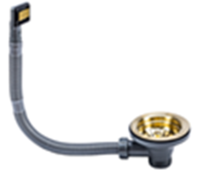 Ausmann Mosel Set de scurgere din oțel inoxidabil pentru chiuvetă, incluzând preaplin din oțel inoxidabil 1208957146