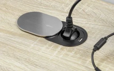 Indux Slide priză încorporată pentru bucătărie Penaarde în blat cu USB și priză culoare oțel inoxidabil 1208957392
