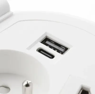 Indux Capac de încorporare cu împământare albă, priză de bucătărie în blatul de lucru cu conexiuni interschimbabile 1208957395