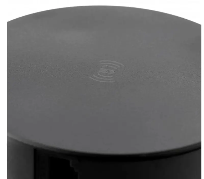 Priza de bucătărie subterană Indux Push cu îngropare la nivelul blatului, culoare neagră, cu 4 prize, 2 x USB, 2 x RJ45 și încărcare wireless 1208957420.