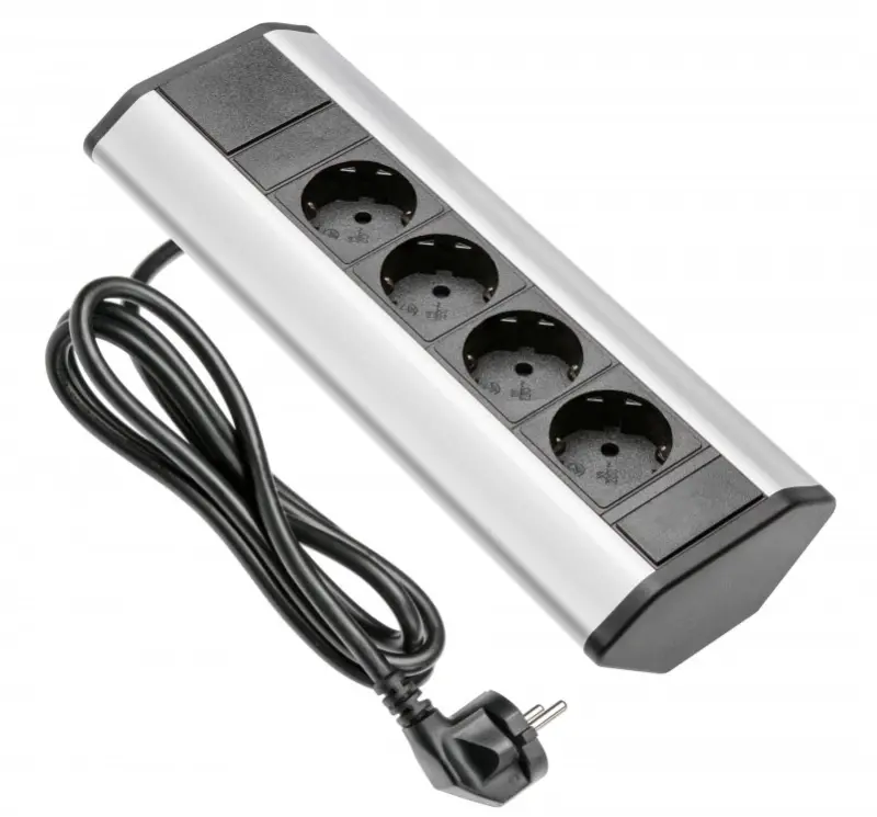 Priza de colț Indux Corner pentru bucătărie, cu 4 prize de pământ 1208957432.