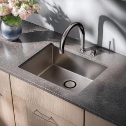 Waterevolution Flow Robinet de bucătărie cu 2 orificii Gun metal PVD T151GME