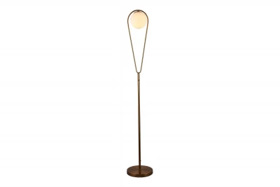 Decorațiunea lămpii de podea Ciklop din alamă cu aspect de aur și cu un efect de picurare 9737.