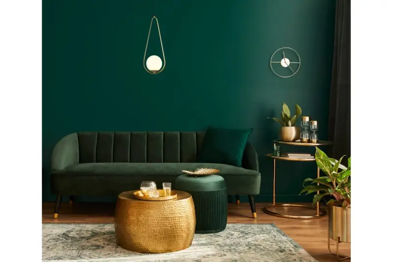 Decorațiunea lămpii de podea Ciklop din alamă cu aspect de aur și cu un efect de picurare 9737.