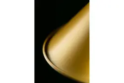 Lustră suspendată modernă din bronz auriu cu decor privat, în formă de con, 7610.