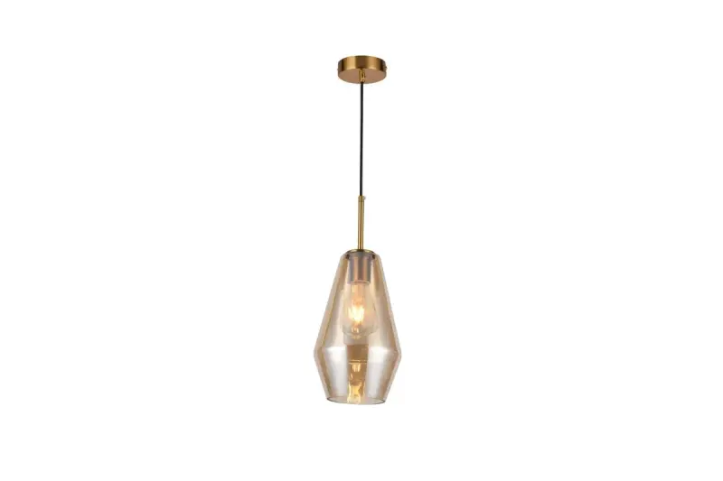 Decor Lime 397 mm înaltă lampă suspendată modernă de culoare chihlimbar 7900.