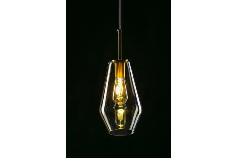 Decor Lime 397 mm înaltă lampă suspendată modernă de culoare chihlimbar 7900.