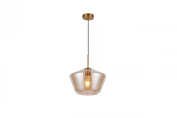 Decorația Lime, lustră modernă înaltă de 339 mm, culoare chihlimbar 7924.