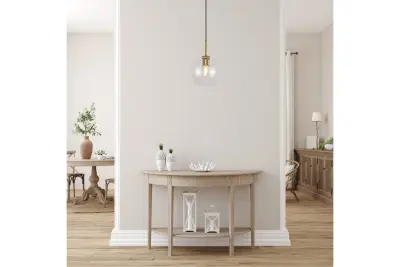 Lustră suspendată cu globuri de sticlă în formă de bulă, model Giglas 8013.