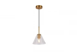 Lustra suspendată din sticlă Decor Giglas, stil elegant, 8037.