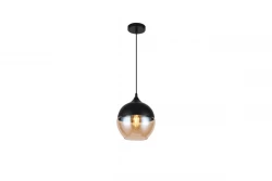Decor Lender lustră modernă suspendată din metal și sticlă lățime 200 mm 8389