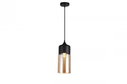 Decorațiunea Lender este o lampă suspendată modernă din metal și sticlă, cu o lățime de 130 mm. Preț: 9300 lei.