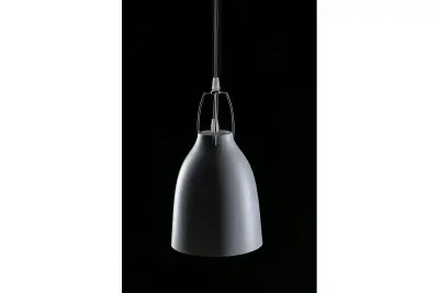 Lustra suspendata conica metalica Decor Orient, culoare alba, 4451.
