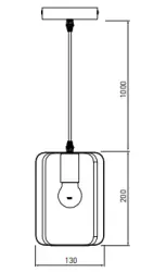 Decorațiunile pendulului Oxalis cu cadrul din metal negru în formă geometrică, diametru 13 cm. 3185.